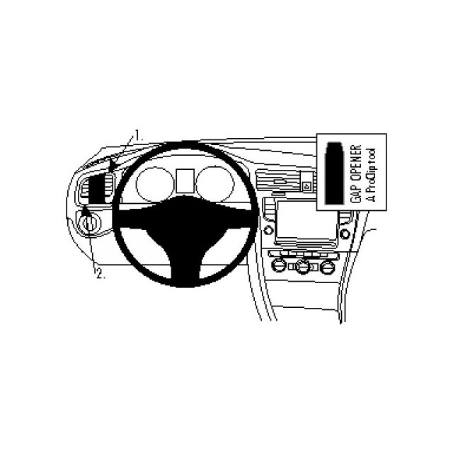 Brodit 804855 Autohalterung VW Golf 7